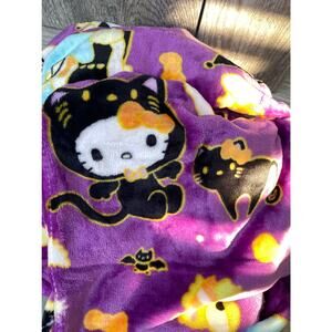 Hello Kitty Friends Halloween Throw Blanket 50x70 Sanrio